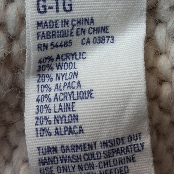 American Eagle Outfitters V-Neck Cable Knit Sweater - Gray Size L - Picture 7 of 16